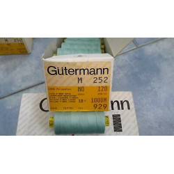Scatola da 10 Spolette filato Gutermann Tilolo No 120 M252 colore azzurro