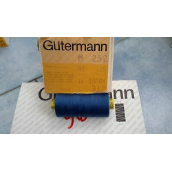 Scatola da 10 Spolette filato Gutermann Tilolo No 120 M252 colore bluette