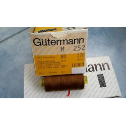 Scatola da 10 Spolette filato Gutermann Tilolo No 120 M252 colore marronc