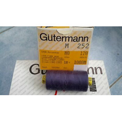 Spoletta filato Gutermann Tilolo No 120 M252 colore violetto 86 in Super O