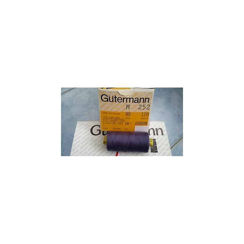 Spoletta filato Gutermann Tilolo No 120 M252 colore violetto 86 in Super O