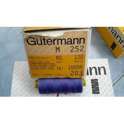 Spoletta filato Gutermann Tilolo No 120 M252 colore violetto 203 in Super 
