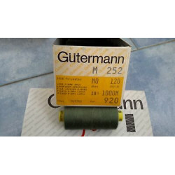 Scatola da 10 Spolette filato Gutermann Tilolo No 120 M252 colore verdone