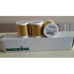 Spoletta Filato Madeira Supertwist metallizzato per ricamo