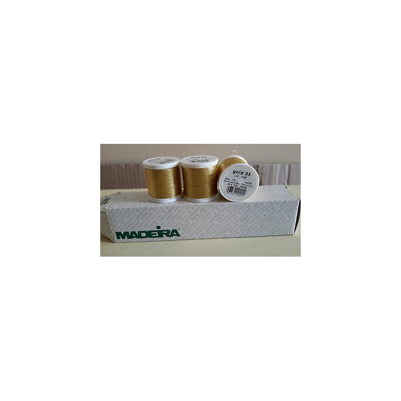 Spoletta Filato Madeira Supertwist metallizzato per ricamo