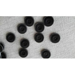 Occasione n. 7 bottoni rotondi 4 fori colore grigio cm 2