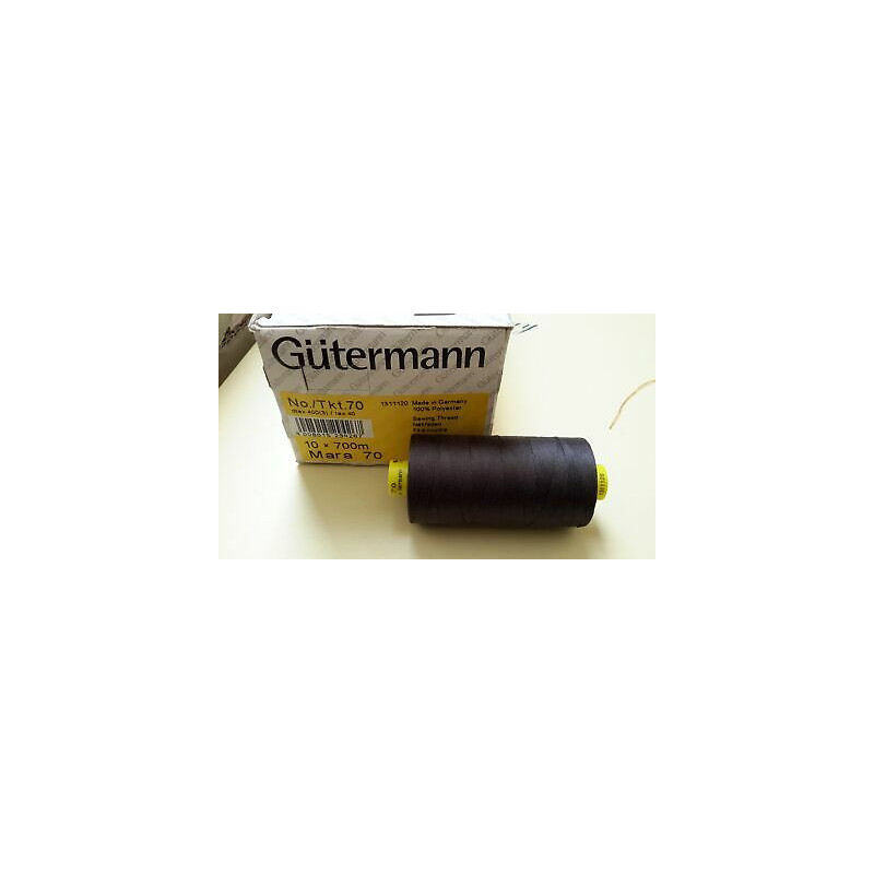 Spoletta filato Gutermann Tilolo No 70 MARA colore marrone 671