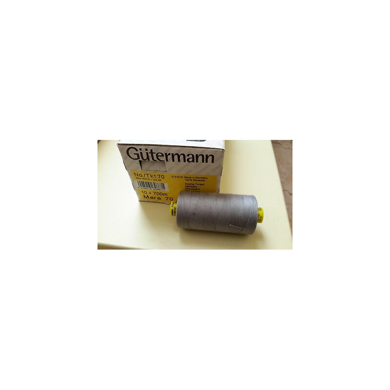 Spoletta filato Gutermann Tilolo No 70 MARA colore grigio chiaro 9333