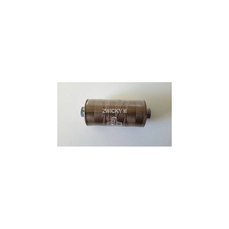 n. 1 Spoletta Filato seta UNIVERSAL ZWICKY N.30/3 mt 300 cad colore marro