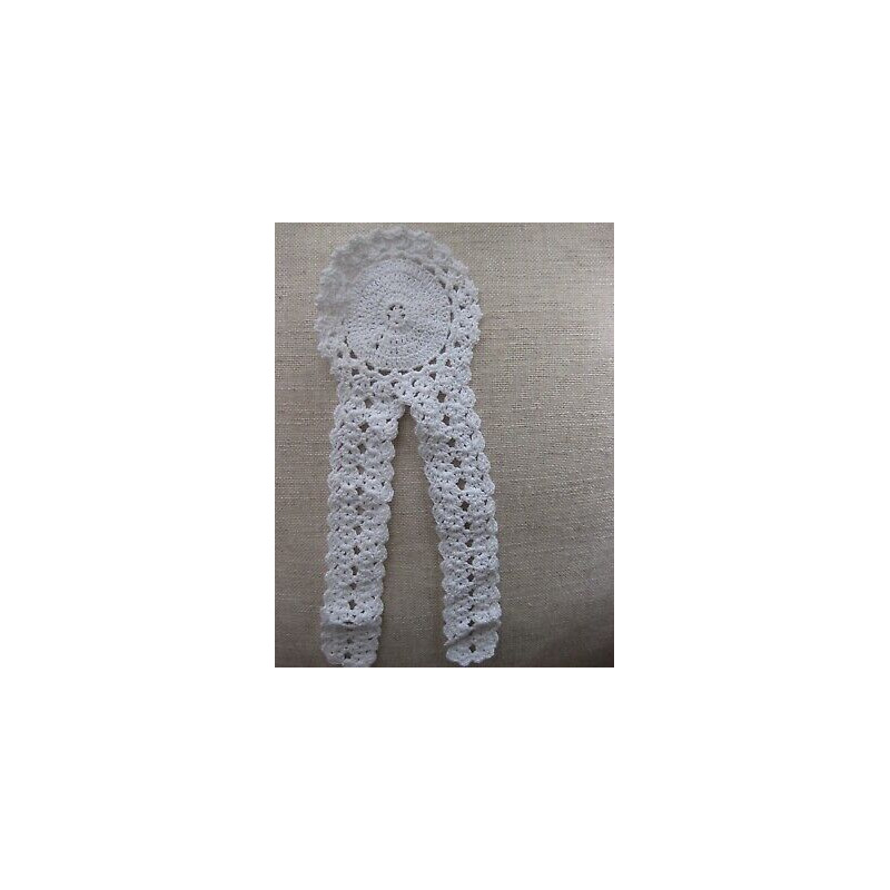 N. 1 Applicazione in cotone bianco cm 15 x cm 28