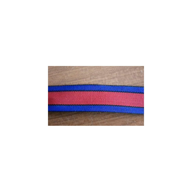 metri 95 Nastro bratella a righe blu nero rosso cm 2,5 zaini borse cintur