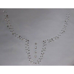 APPLICAZIONE TRANSFERT STRASS ABBIGLIAMENTO GIROCOLLO