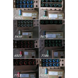 Scatola da 10 Spolette filato TPS 96 Tex per cuciture poliestere 100%
