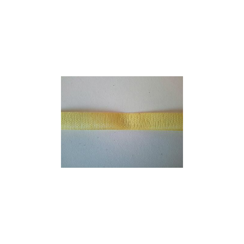 Metri 10 di Passamaneria in tessuto sintetico colore giallo cm 1