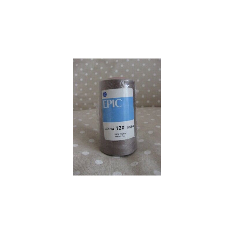 FILATO EPIC 120 MT 5000 100% POLIESTERE COL 8579 GRIGIO SCURO X CUCITURE