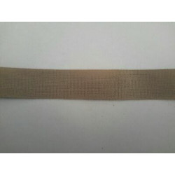 Metri 10 fettuccia passamaneria tessuto cotone beige cm 1,5