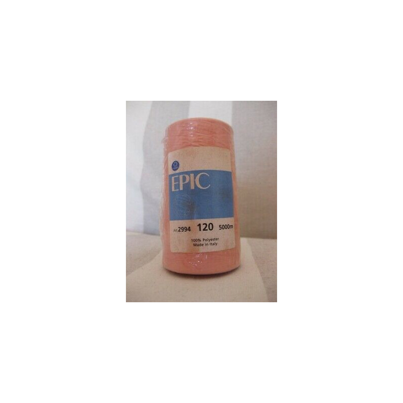 FILATO EPIC 120 MT 5000 100% POLIESTERE COLORE 8749 ROSA X CUCITURE
