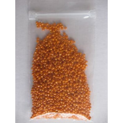 3536) 35 gr perline arancio...