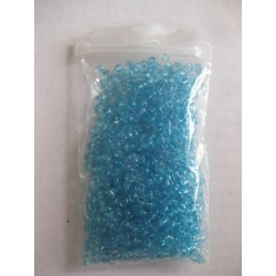 3551) 35 gr perline azzurro...