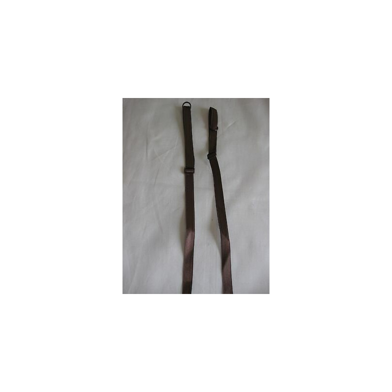 4386) N. 1 coppia spalline reggiseno/abiti allungabili fino a cm 35 marroni  acet